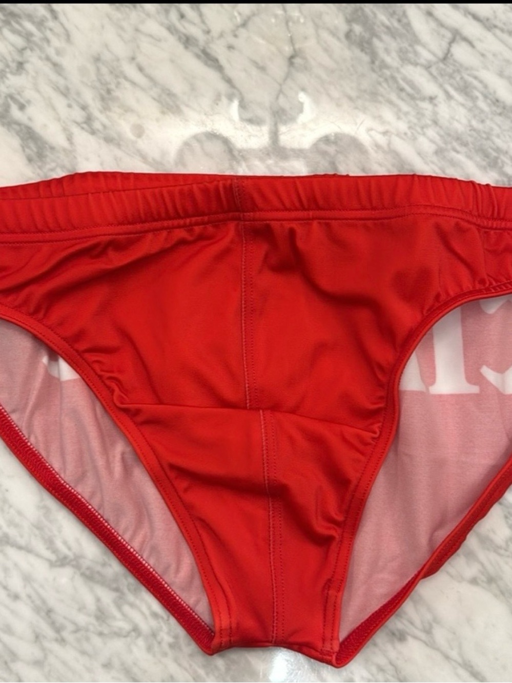 Charlie by Matthew Zink Men's Red Speedo - Picture 3 of 7